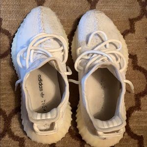 All white yeezys 100% authentic